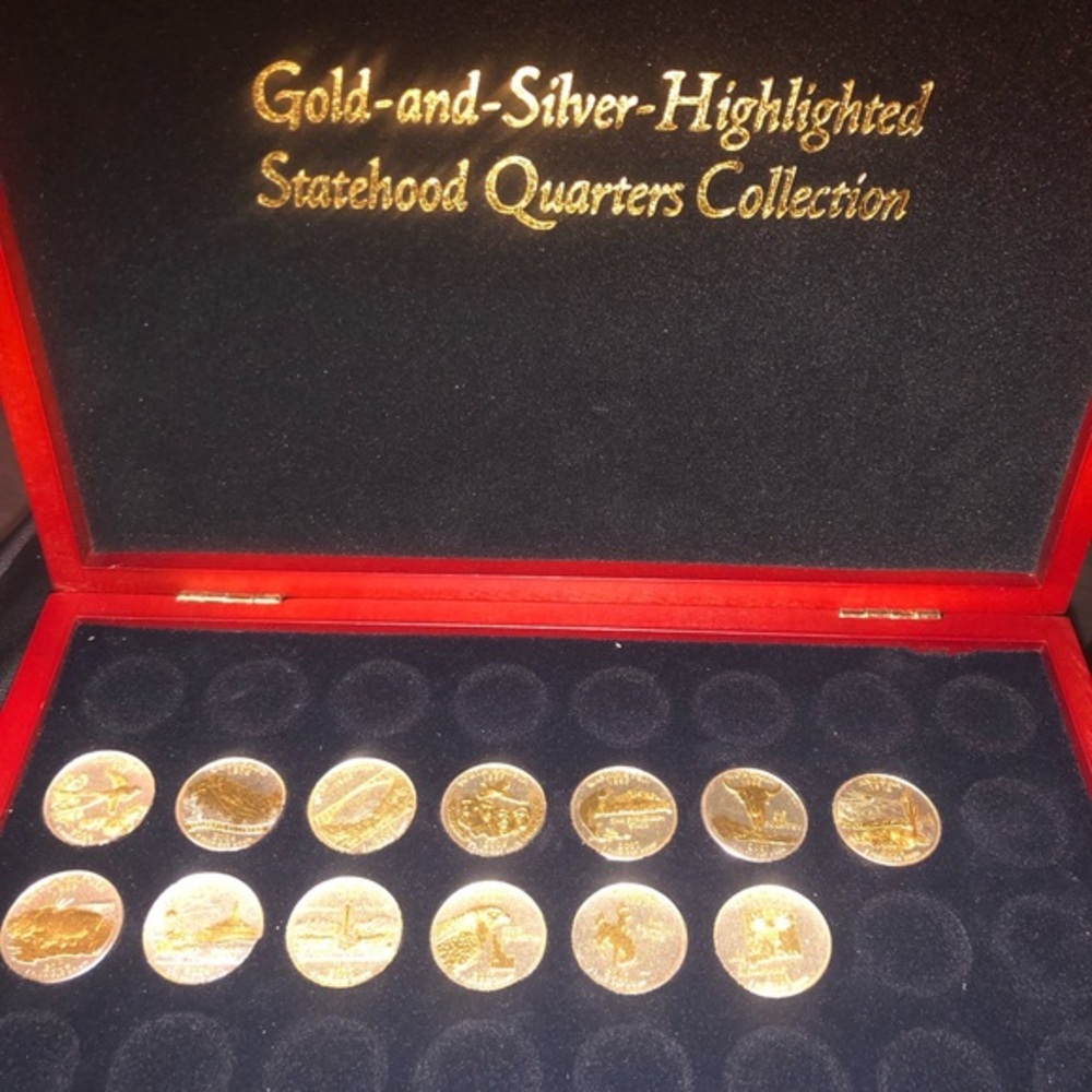Gold and Silver Statehood Quarters Collection